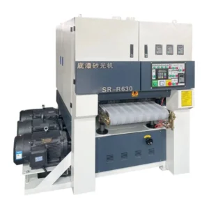 630mm Automatic Wood Sanding Machine Wide Belt Surface with Core Components Bearing Motor Gear
