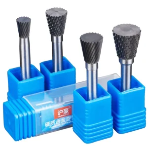 6mm Shank Carbide Cutting Tools Single Cut Tungsten Carbide Rotary Burr for Die Grinder Metal Tools Solid Carbide Burr Set