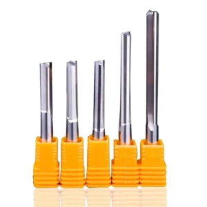 6mm Solid Carbide Endmill Straight Flute Router Bits for Woodworking CNC Plastic MDF Aluminum
