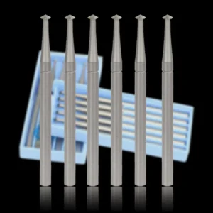 6pcs 0.9mm-2.3mm Thin Tungsten Steel Engraving Knife End Mill Woodworking Router Bit Wood Milling Cutter