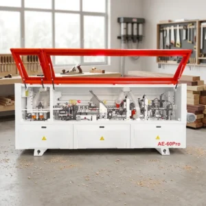 7 Function Edge Banding Machine with Pre milling Gluing End Cutting Fine Trimming Scraping & Buffing for Woodworking