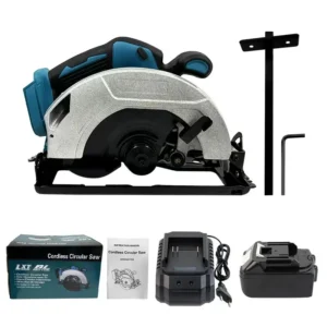 7 Inch Blade Cutter 21V Brushless Motor Cordless Circular Saw 21V Battery Sliding Compound Electric