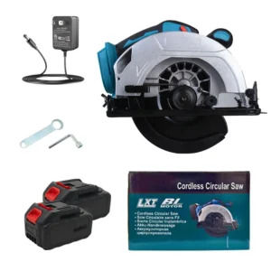 7-Inch High Power Lithium Ion Cordless Circular Saw 185mm Rechargeable Electric Wood Metal Stone Cutter for DIY Tile Saw