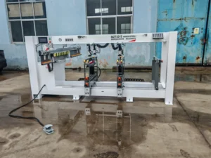 73213 CNC Three Rows Overlength Woodworking Drilling Machine with 65 Spindles 2 Surfaces Multi Boring