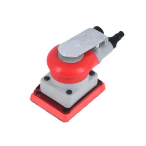 75*100MM Pneumatic Square Sandpaper Machine Air Sander Red Grey for Grinding Polishing Sanding for Automobile Maintenance