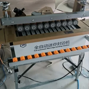 750 Automatic Edge Banding Machine Mini Straight Curve Dual Purpose All in One Edge Sealing Trimming Machine for Furniture