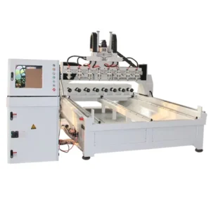 8 Heads 8 Rotary CNC 3D Carving Machine 1530 1830 4 Axis CNC Router Engraver Machine