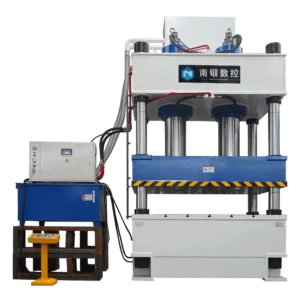 800Ton Double Cylinder Four Column Servo Hydraulic Press Machine For Auto Panel Forming