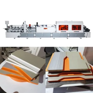 985 Edgebander Woodworking X J C J Profile Sealing Full Automatic 45 Degree Angle Bevel Edge Bander Edge Banding Machine