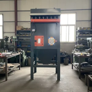 99% Efficiency Pulse Bag Dust Collector 500kg Central System for Woodworking Industrial Environmental Protection 1 Year