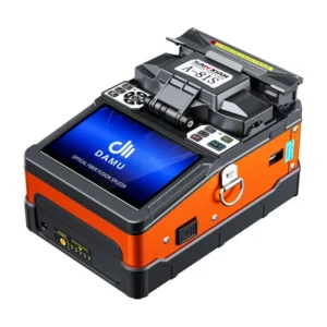 A 81S Optical Fiber Fusion Splicer 6 Motors Fast Splicing Machine Core Alignment 5 TFT Screen