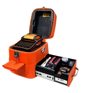 AI 9 Fusion Splicer 6 Motor Core Alignment 5s Splicing 15s Heating OPM VFL 7800mAh Battery FTTH Outdoor