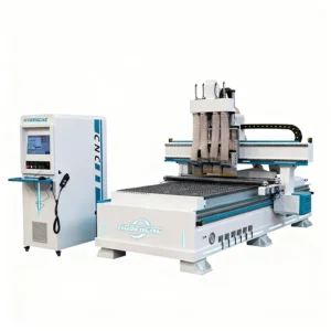 ATC 3 Axis CNC Router Machine with Spindle Kit for Wood and Metal Cutting Vacuum Table and Dust Collector