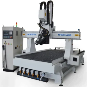 ATC 4 Axis Vertical Horizontal CNC Machine Center Wood Router
