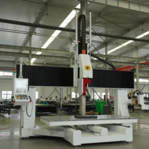 ATC Vertical 5 Axis CNC Milling Machine 3D Sculpture Woodworking CNC Router Swing Head 5 Axis CNC Router