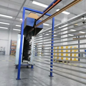 ATHI PLC Controlled Powder Coating Spray Booth with Curing Oven for Automotive Heavy Machinery Steel Structure Finishing CE ISO