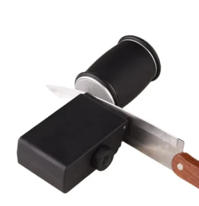 Adjustable 5 Angle Rolling Knife Sharpener with Diamond and Ceramic Discs Magnetic Roller Sharpeners