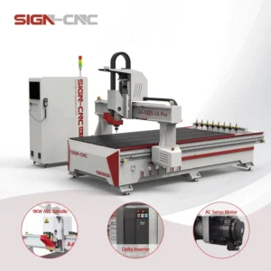 Air cooled Spindle 3 Axis ATC CNC Router Machine Cutting 3D Engraving Machine