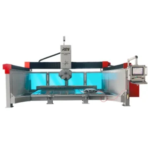 All Round 5+1 Axis HQ-3220DST CNC Stone Cutting Machine High Power Motor for Granite Marble Countertop Sink Opening