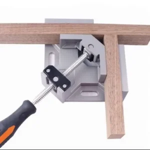 Aluminum Alloy 90 Degree Adjustable Wood Clamp Quick Release Corner Single Handle Woodworking Right Angle Clamp