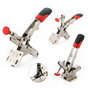 Anti slip Rubber Pressure Tip Woodworking Hold Down Clamp Welding Drill Press Clamp Quick Release Horizontal Toggle Clamp