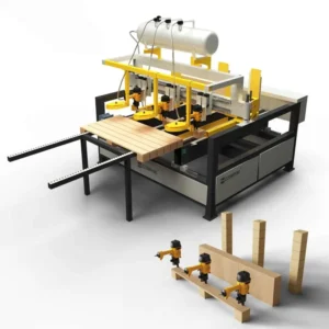 Auto Pallet Block Connecting Machine Pallet Chief Leg Nailer