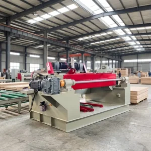 Auto Plywood Wood Log High Accuracy Core Veneer Rotary Cutting Machine