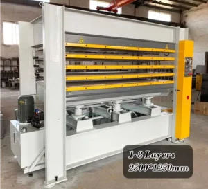 Automatic 3-Layer Wood Veneer Hot Press Machine 120 Ton
