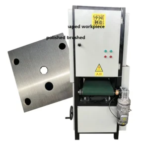 Automatic 400/600/800/1000 mm Wide Metal Sheet Belt Sander for SS Aluminum Copper Oxide Skin Deburring Metal Polishing Machine