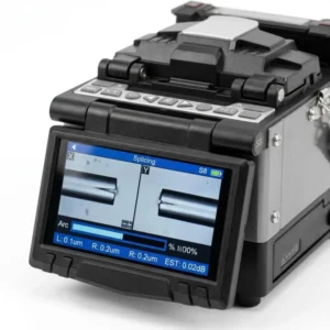 Automatic 6Motors Fiber Optic Fusion Splicer 7s Fast Splicing Kit 18s Heating Core Alignment Machine For FTTH FTTx