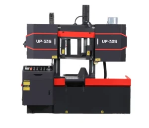 Automatic Band Saw Machine for Steel and Aluminum Cutting 7.5kW Motor 3505mm Capacity with Mechanical Tension Gear