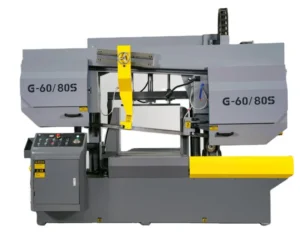 Automatic Band Saw Machine with Mechanical Tension Gear-Cored Metal Cutting Components