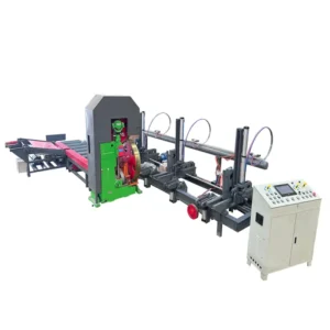 Automatic Band Saw Wood Saw Machines Vertical Bandsaw Sawmill With Log Carriage