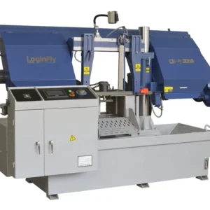 Automatic CNC Horizontal Metal Cutting Band Saw Machine Hydraulic Manual Tension Method New Condition Construction Industries