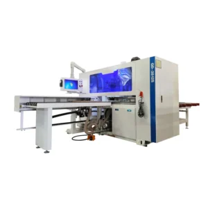 Automatic CNC Six Sided Boring Drilling Machine with Double Sided Grooving for Woodworking
