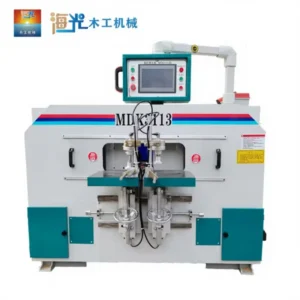 Automatic CNC Tenon Milling Grooving Machine for Round Tenons Woodworking Machinery with Motor Component 380V 6000 12000r/min