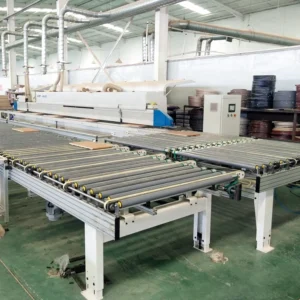 Automatic Edge Banding Machine Production Line with Wood Lathe Feeder and Loader Conveyor 220V 380V 440V
