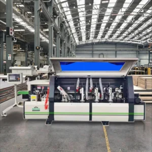 Automatic Edge Banding Machine Wood Based Panels Machinery 6 Functions Wood Edge Bander Machinery