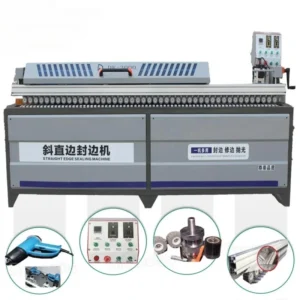 Automatic Edge Banding Machine for Cabinet Plywood MDF Doors Pre Milling 45 Degree Edge Bander