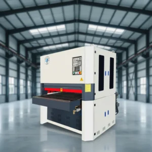 Automatic Electric Drum Sander Woodworking CNC Wide Belt Sanding Machine Double Head Belt Sanders R RP CNC Wood Sanding Machine