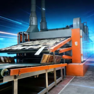 Automatic Feeding Mesh Roller Type Wood Veneer Drying Machine Dryer