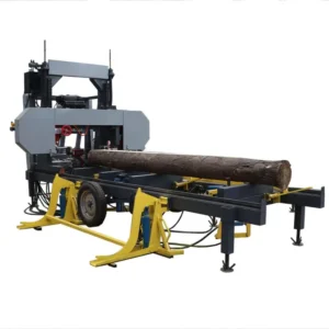 Automatic Feeding Wood Cutting Horizontal Hydraulic Band Saw Machine Sawmill