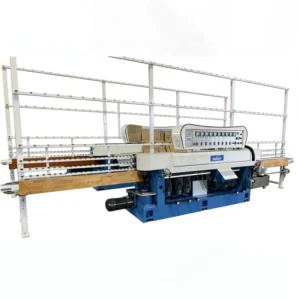 Automatic Glass Straight Line Edging Machine With Core Motor Simple Grinding And Polishing