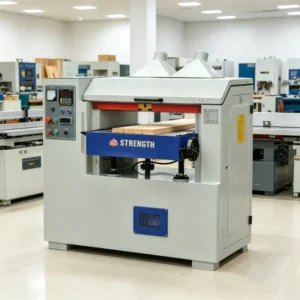 Automatic Heavy Duty Industrial Motor Bearing Single Side Thickness Planer Woodworking Planner Straight Cutter Head for Planning