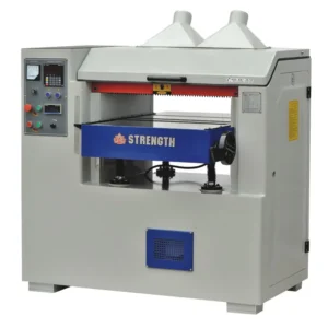 Automatic Heavy Duty Wood Planer with 10kW Motor and Cast Iron Construction for Thickness and Surface Smoothing