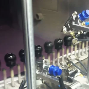 Automatic High Temp Glass Bottle Spray Coating Machine for Rollerball Perfume Bottles Baking Tunnel