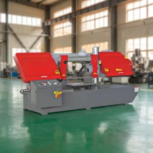 Automatic Horizontal Band Saw Machine with Hydraulic Tension High Accuracy Metal Cutting 4.0Kw Motor Power