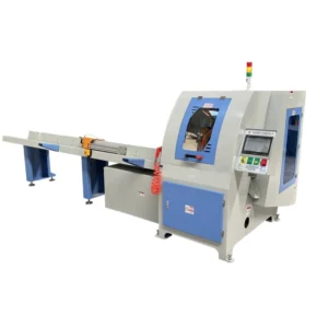 Automatic Horizontal CNC NC Angular Crosscut Saw 45/90 Bevel High Precision 1mm 3kw Motor for Wooden Packaging