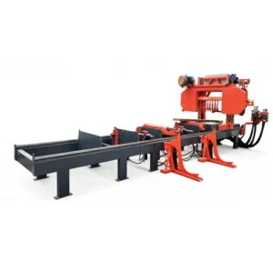 Automatic Horizontal Hydraulic Saw Mill Portable Band Sawmill Machine Wood Cutting