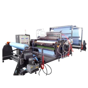 Automatic Hot Melt Adhesive Spray Coating Laminating Machine Roll to Roll for Medical Gown Material